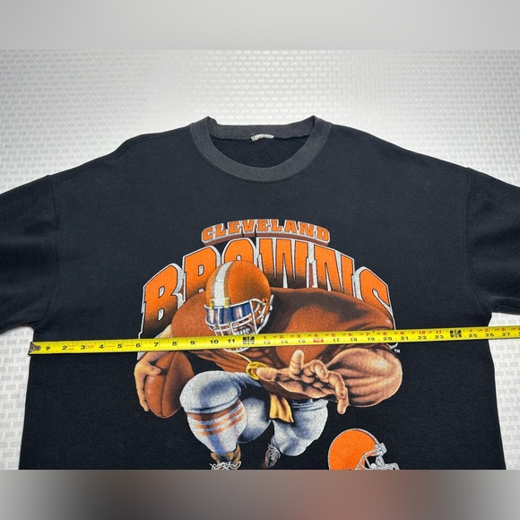 Vintage 1994 Nutmeg Cleveland Browns Graphic Crewneck Sweatshirt Men's XL RARE! - Picture 4 of 8